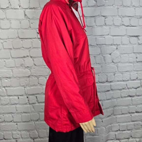Woorich Vintage Red Hooded Jacket, Women's Medium - Picture 3 of 11
